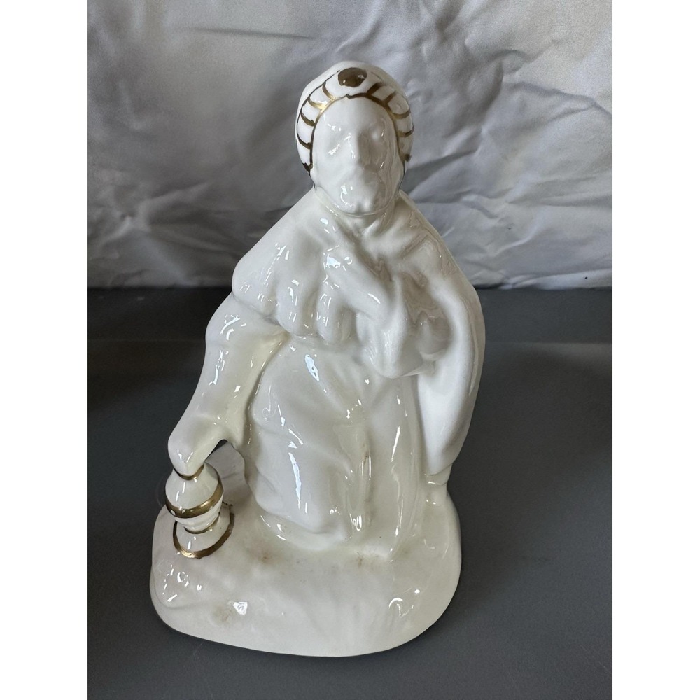 Glossy White Nativity WISE MAN Replacement‎ Piece